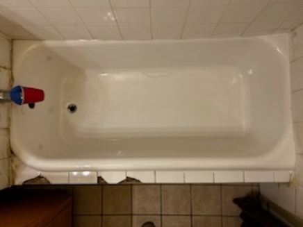 bathtub after reglazing